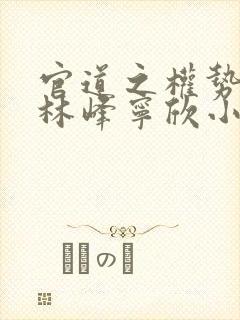 官道之权势滔天林峰宁欣小说阅读