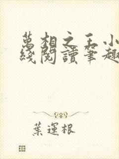 万相之王小说在线阅读笔趣阁