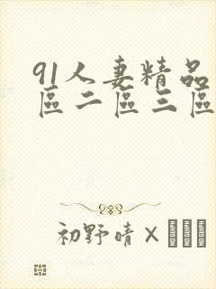 91人妻精品一区二区三区久久封面