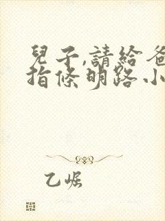 儿子,请给爸爸指条明路小说