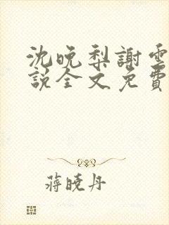沈晚梨谢云迟小说全文免费