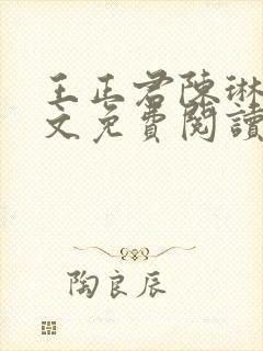 王正君陈琳洁全文免费阅读最新章节小说