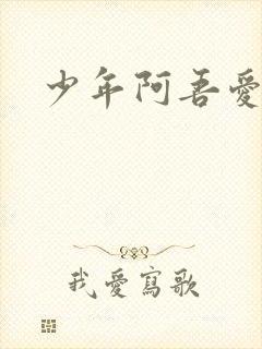 少年阿吾爱吾师封面