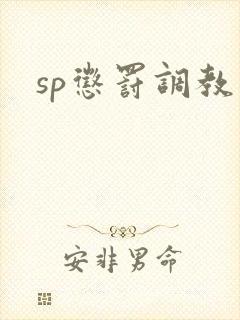 sp惩罚调教文