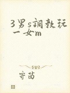 3男s调教玩弄一女m