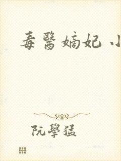毒医嫡妃 小说