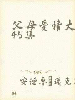 父母爱情大结局45集