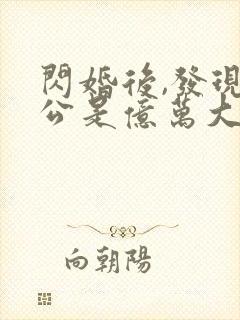 闪婚后,发现老公是亿万大佬免费完整版