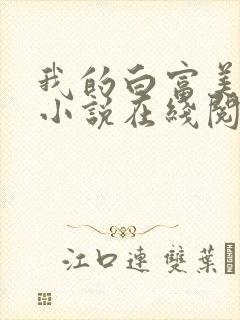 我的白富美老婆小说在线阅读免费