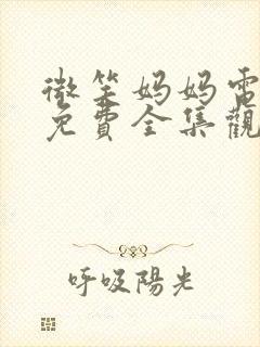 微笑妈妈电视剧免费全集观看