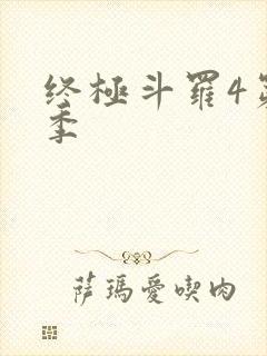 终极斗罗4第四季封面