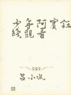 少年阿宾钰慧在线观看封面