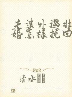 老婆外遇非要离婚怎样挽回