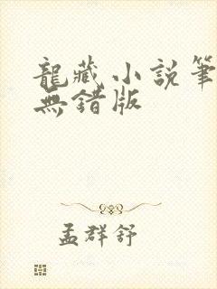 龙藏小说笔趣阁无错版