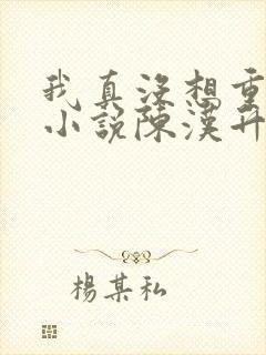 我真没想重生啊小说陈汉升结局封面
