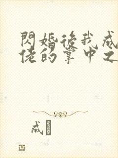 闪婚后我成了大佬的掌中之物短剧封面