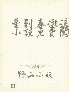 爱到春潮滚滚来小说免费阅读