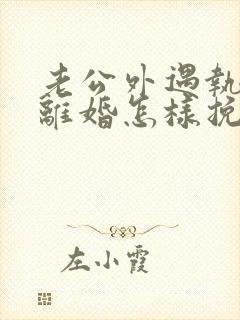 老公外遇执意要离婚怎样挽回