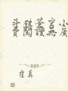 斗破苍穹小说免费阅读无广告无弹窗