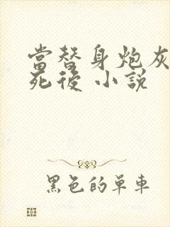 当替身炮灰的我死后 小说