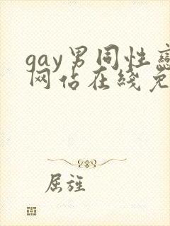 gay男同性恋网站在线免费观看