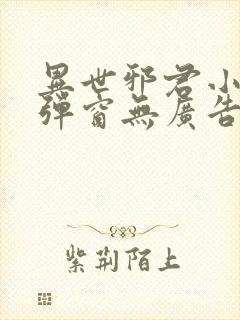 异世邪君小说无弹窗无广告