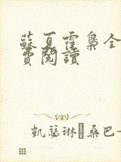 苏夏霍枭全文免费阅读