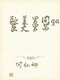 欧美男同gay巨大男吊