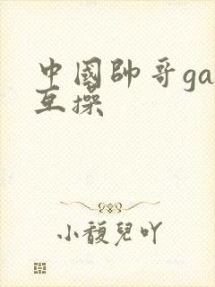中国帅哥gay互操