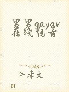 男男gayav在线观看封面