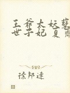 王爷太妖孽绝宠世子妃 夏霁月