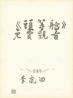 《头等舱》电影免费观看封面