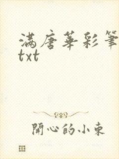 满唐华彩笔趣阁txt