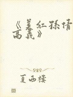 《美红孙倩赵敏高义》封面