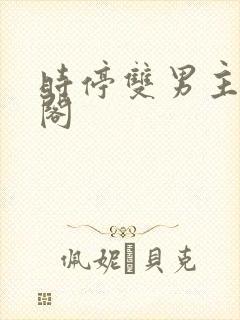 时停双男主笔趣阁封面