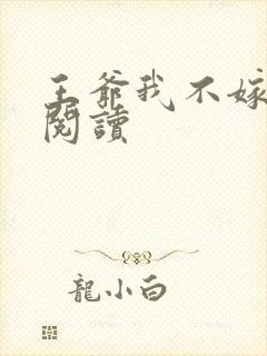 王爷我不嫁免费阅读