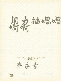 用力插嗯嗯嗯啊啊啊封面