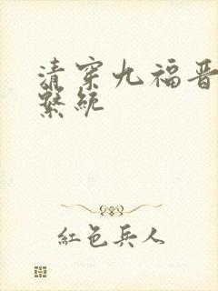 清穿九福晋位面系统
