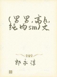 (男男,高h,纯肉sm)文