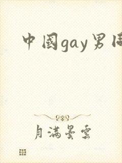 中国gay男同