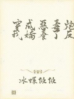 穿成恶毒炮灰后我娇养了反派夫君