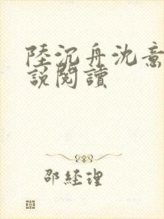 陆沉舟沈意欢小说阅读封面