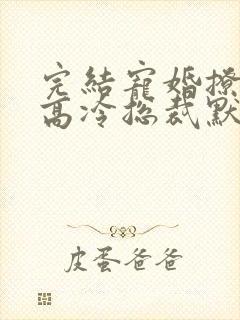 完结宠婚撩人:高冷总裁默默爱 小说