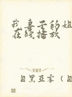 我妻子的姐姐2在线播放