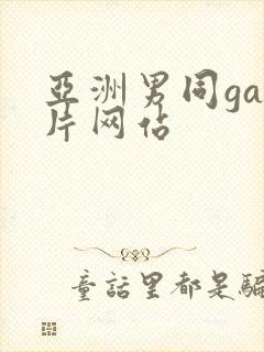 亚洲男同gay片网站封面