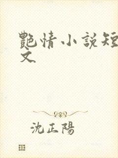 艳情小说短篇辣文