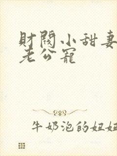 财阀小甜妻乖乖老公宠