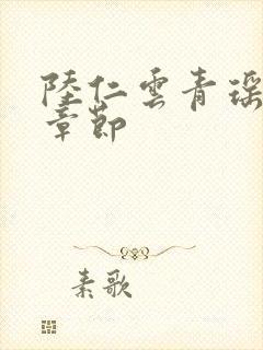 陆仁云青瑶全部章节