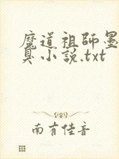 魔道祖师墨香铜臭小说.txt