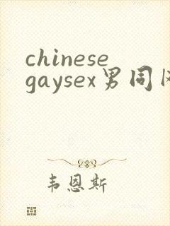 chinesegaysex男同网站